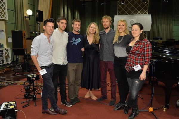 Recording session at BBC Maida Vale Studios